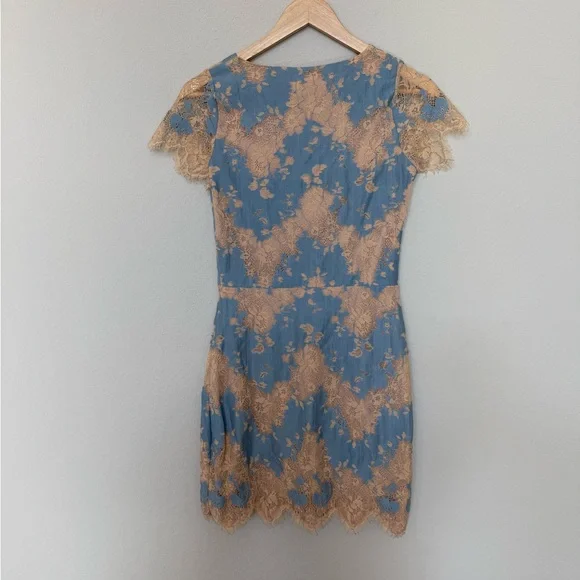 NWT Storia Aries Lace Mesh Mini Dress - Picture 8 of 14